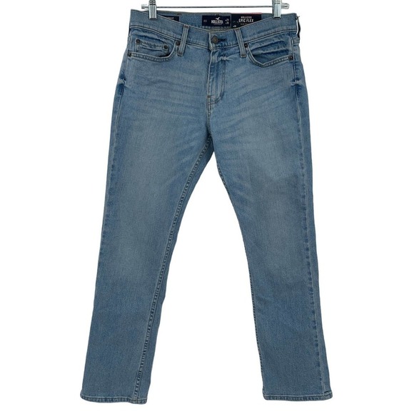 Hollister Epic Flex Slim Strait Men’s 29Wx30L Mediym Wash NWT - Picture 2 of 11